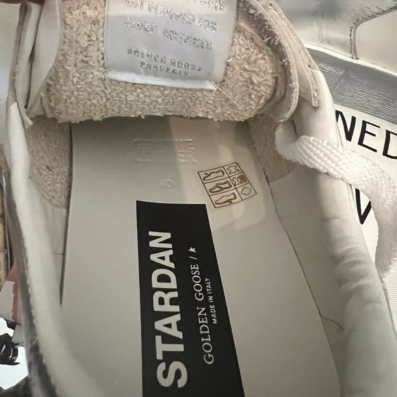 GOLDEN GOOSE 
Leather Stardan Sneakers - Picture 9 of 10